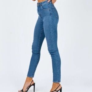 Free People Rolla’s Ankle High Rise Skinny Jeans - French Blue Size 29 NWT